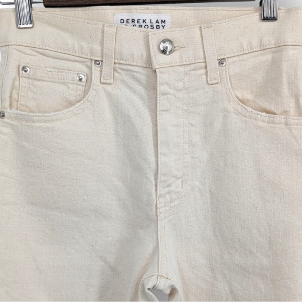 Derek Lam Leah straight leg high rise jeans